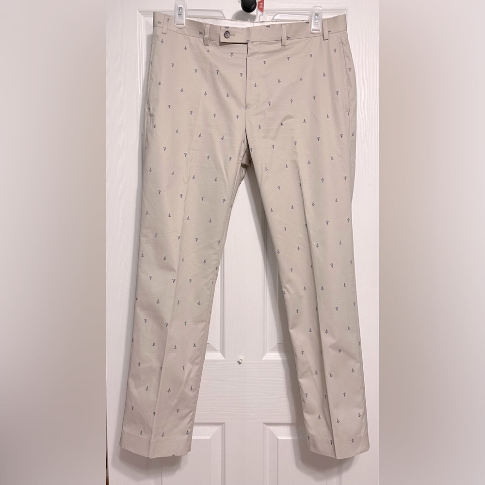 Lauren Ralph Lauren, Men’s UltraFlex Anchor print 100% cotton pants W36/L30